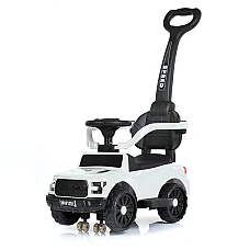 Дитячий електромобіль-толокар 2 в 1 Bambi M 4812EL-1 Білий