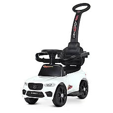 Машинка-каталка 2 в 1 Bambi Mercedes M 4854L-1 Белый