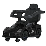 Детская машинка-каталка 2 в 1 Maserati Bambi M 5106-2 Черный