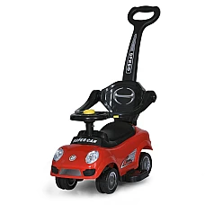 Дитяча машинка-каталка 2 у 1 Bambi M 5784-3 Червоний