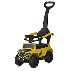 Машинка-каталка 2 в 1 Bambi M 5805L-6 Жовтий