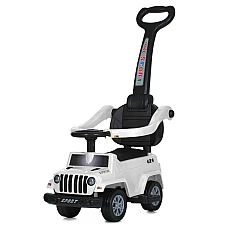 Машинка-каталка 2 в 1 Bambi M 5902L-1 Білий