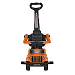 Машинка-каталка 2 в 1 Bambi M 5902L-7 Помаранчевий