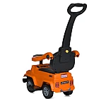 Машинка-каталка 2 в 1 Bambi M 5902L-7 Помаранчевий