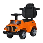 Машинка-каталка 2 в 1 Bambi M 5902L-7 Помаранчевий