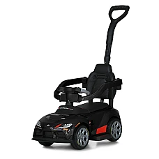 Машинка-каталка 2 в 1 Bambi M 6129EL-2 Чорний