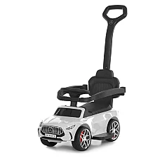 Машинка-каталка 2 в 1 Bambi Mercedes M 6255EL-1 Белый