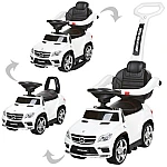 Детская машинка каталка-толокар  3 в 1 Bambi M 3186L-1 Белый