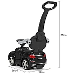 Детская машинка каталка-толокар  3 в 1 Bambi M 3186L-2 Черный
