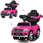 Детская машинка каталка-толокар  3 в 1 Bambi M 3186L-8 Малиновый