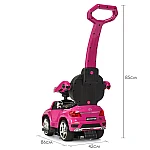 Детская машинка каталка-толокар  3 в 1 Bambi M 3186L-8 Малиновый