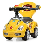Машинка-каталка 3 в 1 Bambi M 4205-6 Жовтий