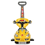 Машинка-каталка 3 в 1 Bambi M 4205-6 Жовтий