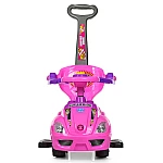 Машинка-каталка 3 в 1 Bambi M 4205-8 Рожевий