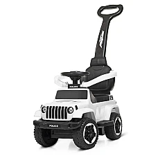 Машинка-каталка 2 в 1 Bambi M 4288-1 Білий