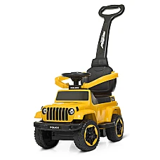 Машинка-каталка 2 в 1 Bambi M 4288-6 Желтый