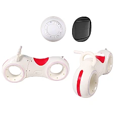 Біговел з Bluetooth і LED-підсвіткою GS-0020 White/Red