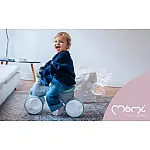 Біговел-каталка з мильними бульбашками та фарою MoMi Tobis Grey
