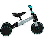 Дитячий беговел-велосипед 4 в 1 MoMi Loris Grey-turquoise