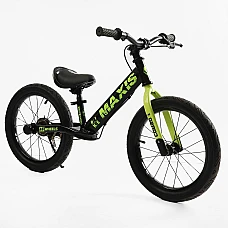 Біговел Corso 16 Maxis MX-71065 Чорний із салатовим