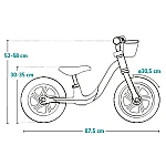 Беговел Lionelo Alex Plus Beige Sand