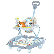 Дитячі ходунки 3 в 1 Bambi M 3656A-S-4 Сірий