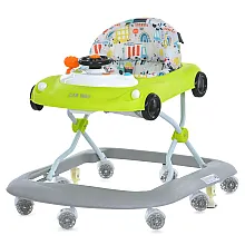 Дитячі ходунки EL Camino ME 1216 Car Way Green-Gray