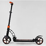 Двоколісний самокат з 2-ма амортизаторами Best Scooter Помаранчевий (23023)