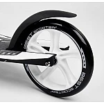 Двоколісний самокат з амортизатором Best Scooter Чорно-білий (75343)