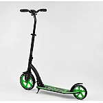 Двоколісний самокат з амортизатором Best Scooter Зелений (52266)