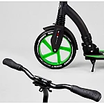 Двоколісний самокат з амортизатором Best Scooter Зелений (52266)