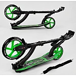 Двоколісний самокат з амортизатором Best Scooter Зелений (52266)