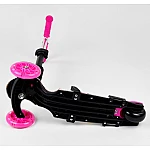 Дитячий самокат 5 в 1 Best Scooter Абстракція New Рожевий (75009)