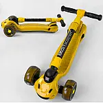 Триколісний самокат Best Scooter Maxi Car Racing CR-62111 Жовтий