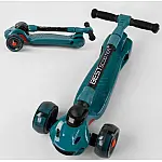 Трехколесный самокат Best Scooter Maxi Car Racing CR-84305 Бирюзовый
