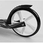 Двухколесный самокат с амортизатором Best Scooter PU-20 см Белый (87280)