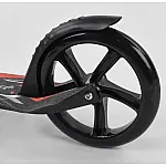 Двоколісний самокат з амортизатором Best Scooter PU-20 см Помаранчевий (67450)