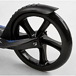 Двухколесный самокат с амортизатором Best Scooter PU-20 см Синий (60490)