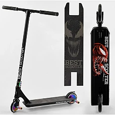 Трюковий самокат Best Scooter SIMBIOTE Чорний (97683)