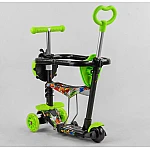 Дитячий самокат 5 в 1 Best Scooter S 7407 Зелений