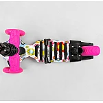 Дитячий самокат 5 в 1 Best Scooter S 1125 Малиновий