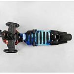 Дитячий самокат 5 в 1 Best Scooter S 6908 Чорний з помаранчевим