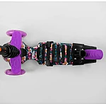 Дитячий самокат 5 в 1 Best Scooter S 7864 Абстракція Фіолетовий