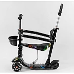 Дитячий самокат 5 в 1 Best Scooter S 8466 Абстракція Чорний