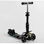 Дитячий самокат 5 в 1 Best Scooter S 8466 Абстракція Чорний