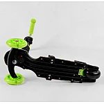 Дитячий самокат 5 в 1 Best Scooter S 6732 Салатовий з колами