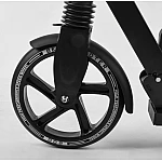 Двоколісний самокат з підсвічуванням гальма Best Scooter Чорний (65455)