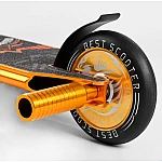 Трюковий самокат з анодованим фарбуванням Best Scooter Золотий (23015)