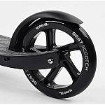 Двоколісний самокат з амортизатором Best Scooter Чорно-сірий (47351)