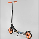 Детский двухколесный самокат Best Scooter Черно-оранжевый (42714)